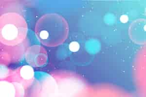 Free vector bokeh background design