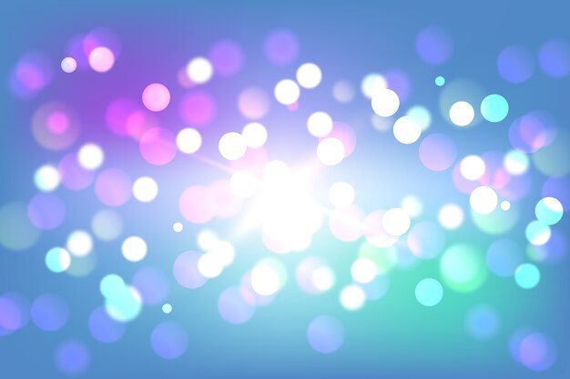 Bokeh background effect