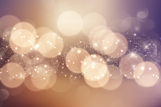 Free vector bokeh background realistic style