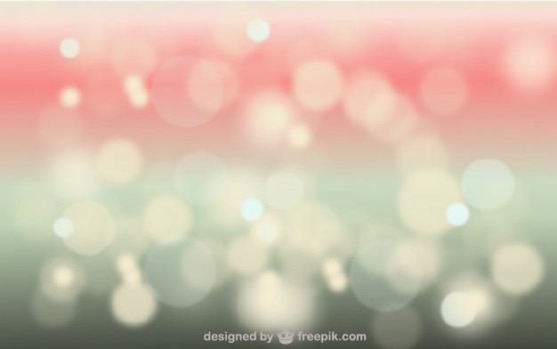 Free Vector bokeh background in red and green tones