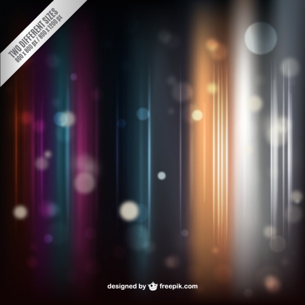 Free Vector bokeh background with colored stripes