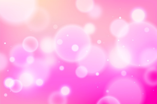 Free vector bokeh background with particles