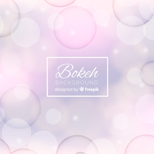 Free vector bokeh background