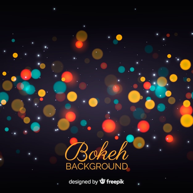 Free vector bokeh background