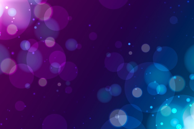 Free vector bokeh background