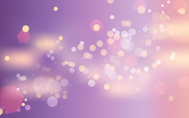 Free vector bokeh background