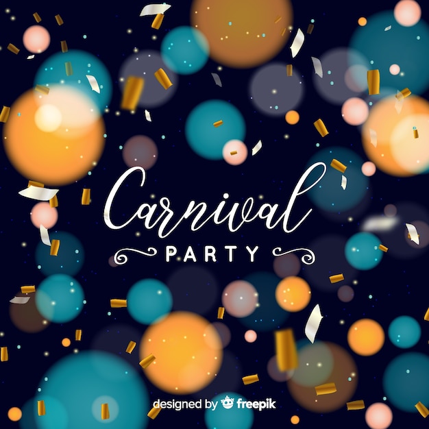 Free vector bokeh carnival background