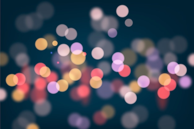 Free vector bokeh effect gradient background