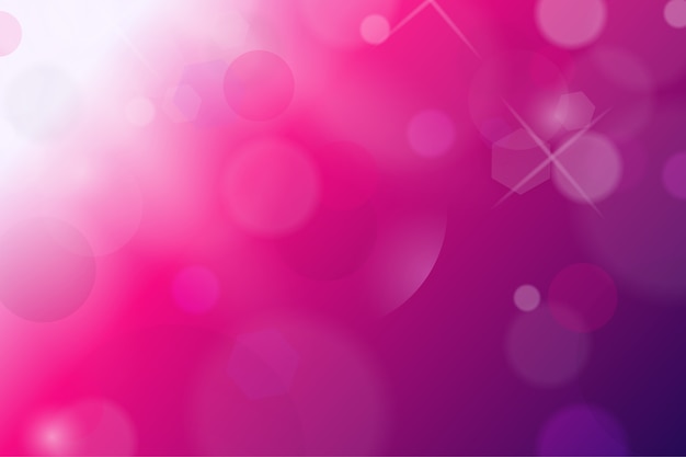 Free vector bokeh effect gradient background