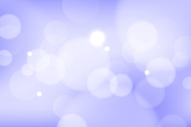 Free vector bokeh effect screensaver gradient style