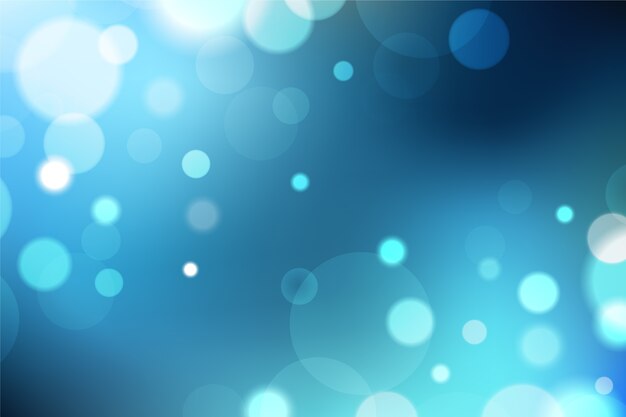 bokeh effect screensaver in gradient