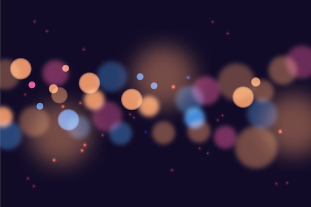 Bokeh effect wallpaper in gradient