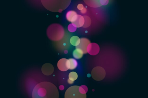 Bokeh light effect background dark