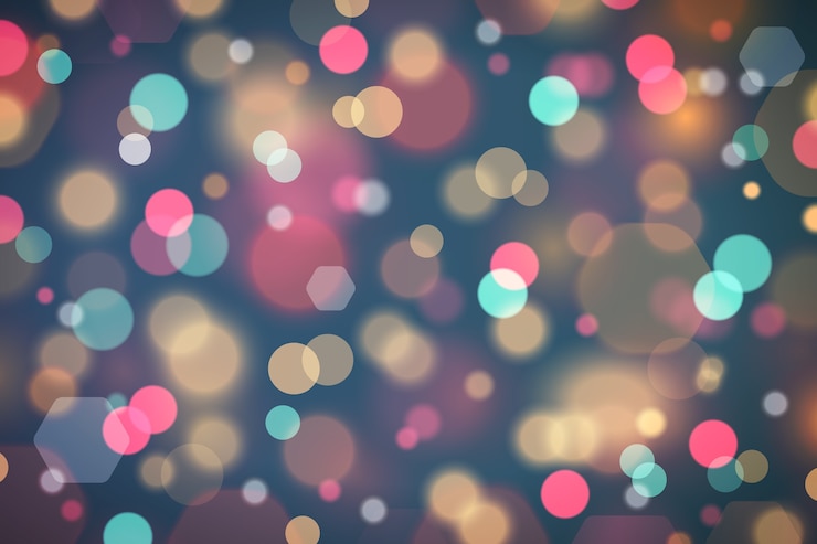 Free Vector bokeh light glitter on abstract background