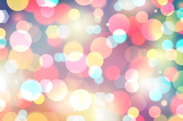 Free vector bokeh light glitter on abstract background