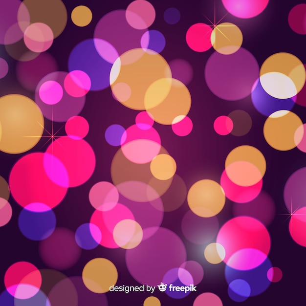 Free vector bokeh lights background