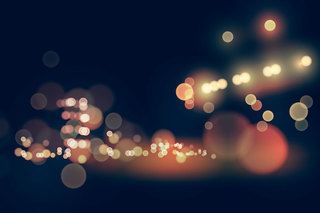 Free vector bokeh lights effect background