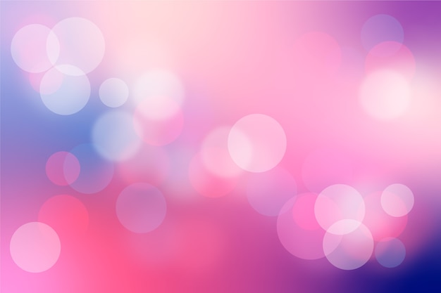 Free vector bokeh theme for background