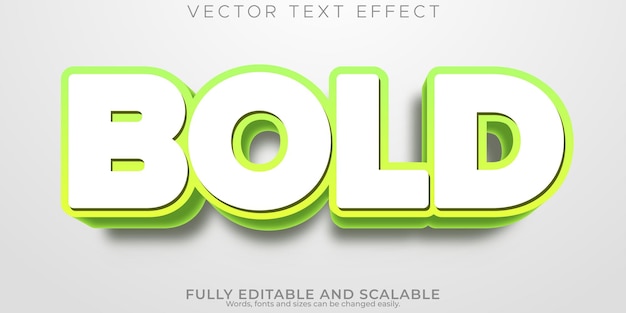 太字のテキスト効果編集可能なスタイリッシュでマーケティングのテキスト スタイル