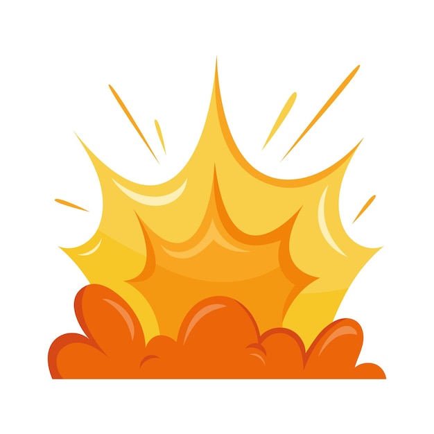 Free vector bomb explosion effect icon