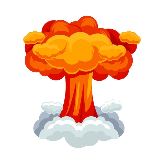 Free vector bomb illustration design