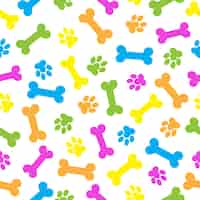 Free vector bones pattern background