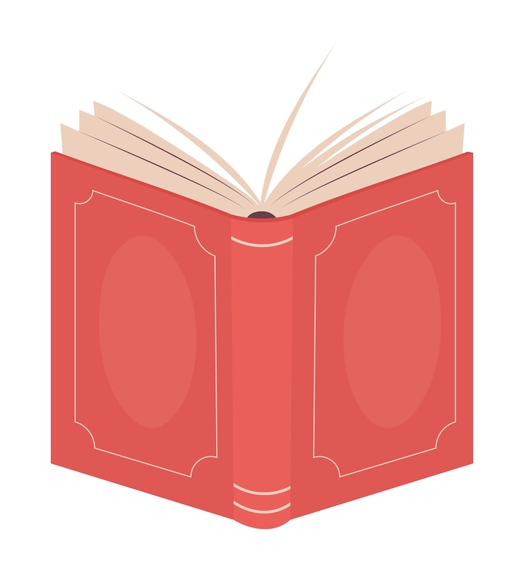 Free Vector book hardcover book day icon