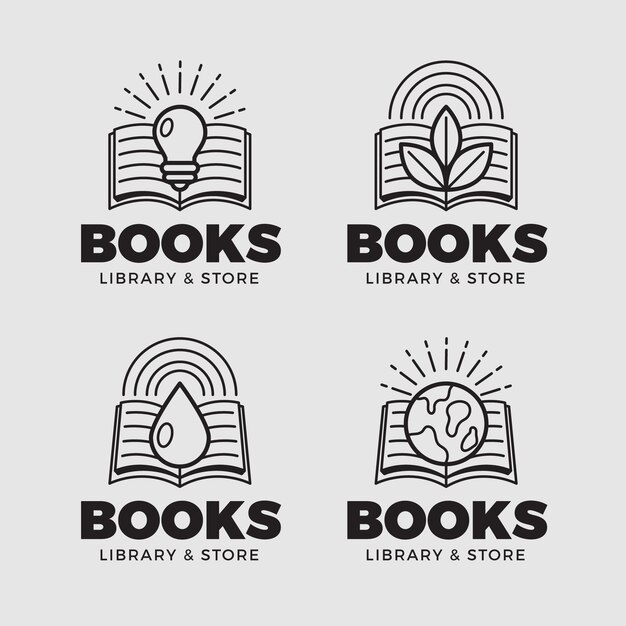 Book logo collection