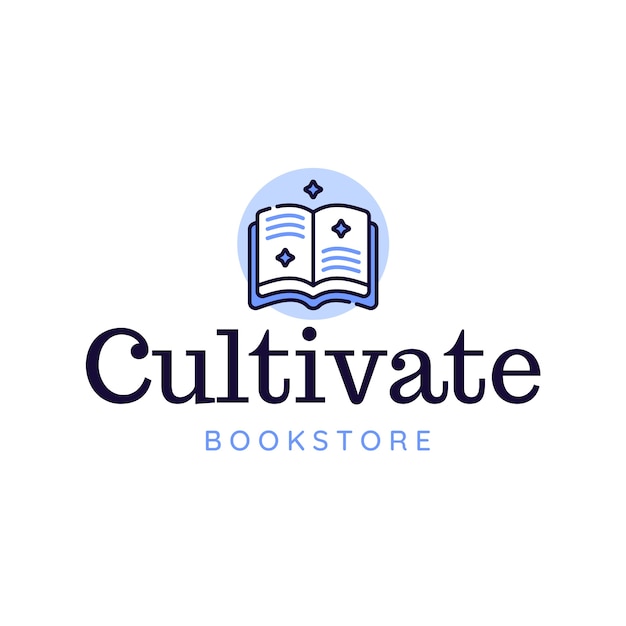 Book logo template