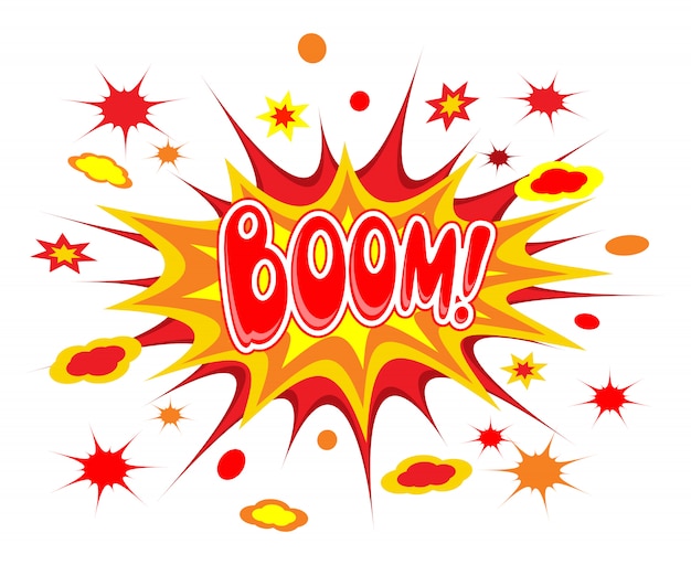 Free vector boom comics icon