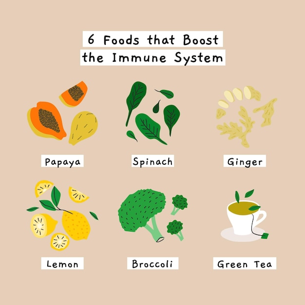 Free vector boosters for immune system