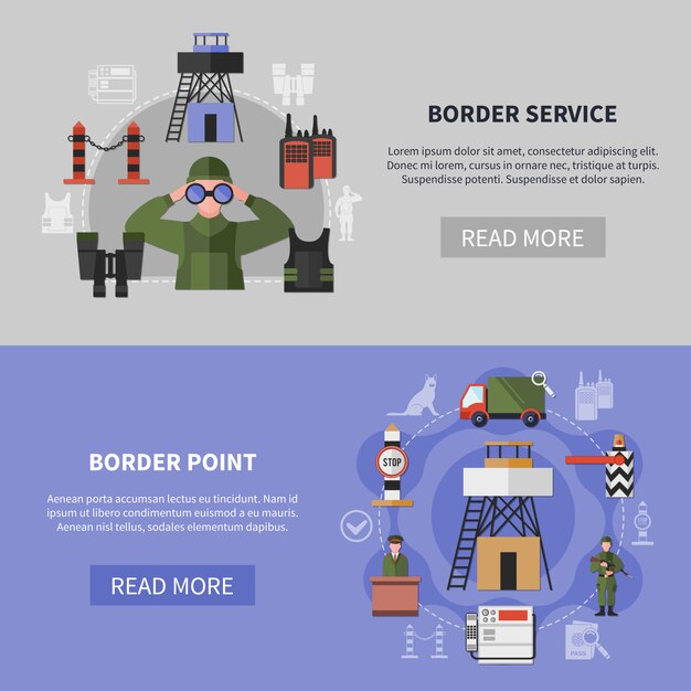 Border Guard Banners