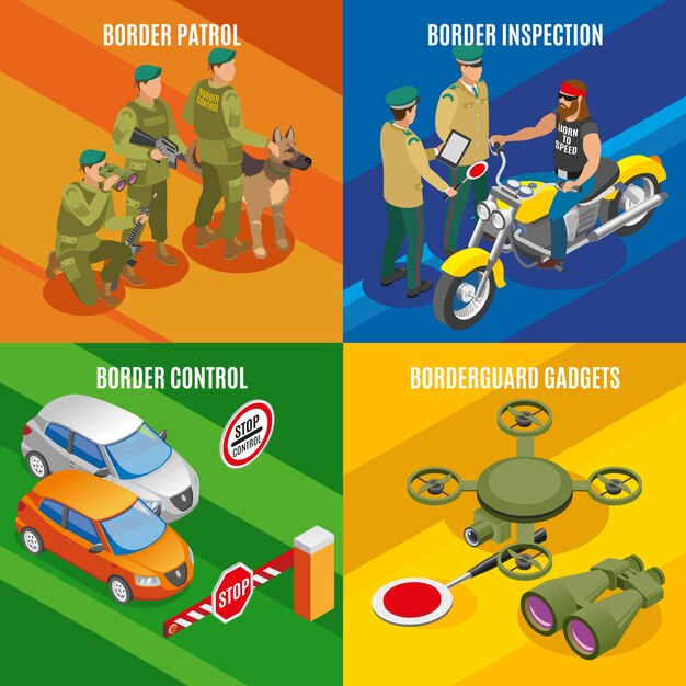 Border service banner collection