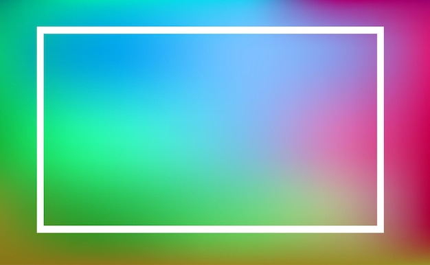 Border template with colorful background