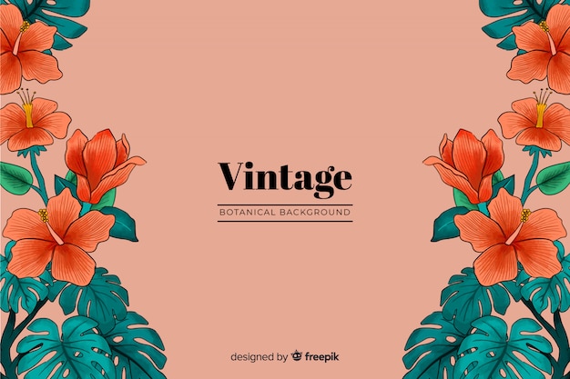 Free vector botanical background