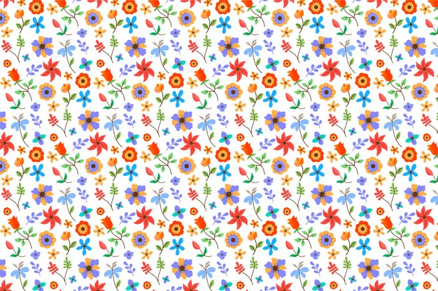 Botanical ditsy floral screensaver