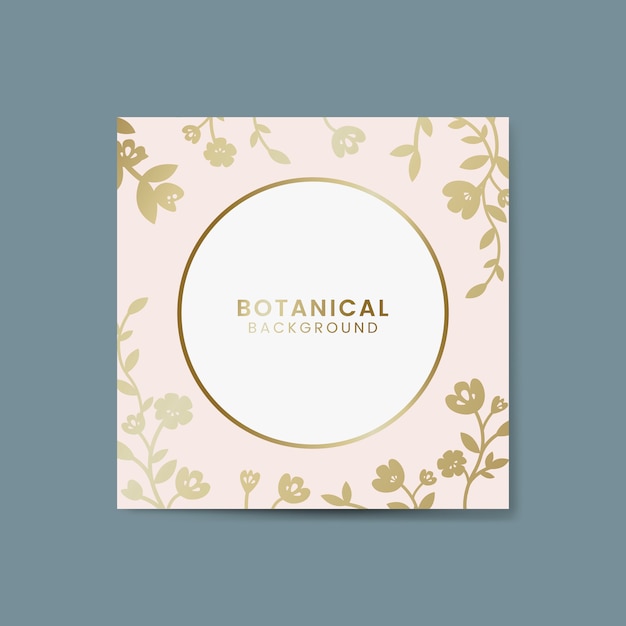 Botanical floral illustration