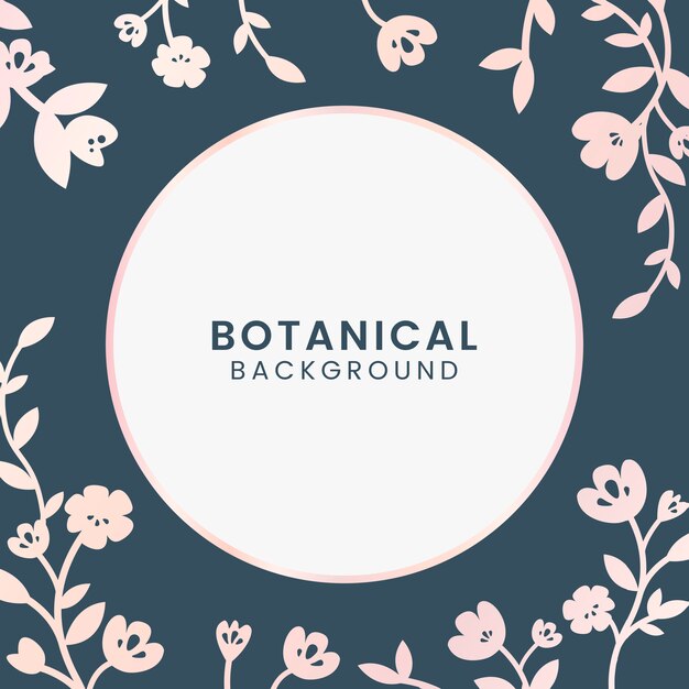 Botanical floral illustration