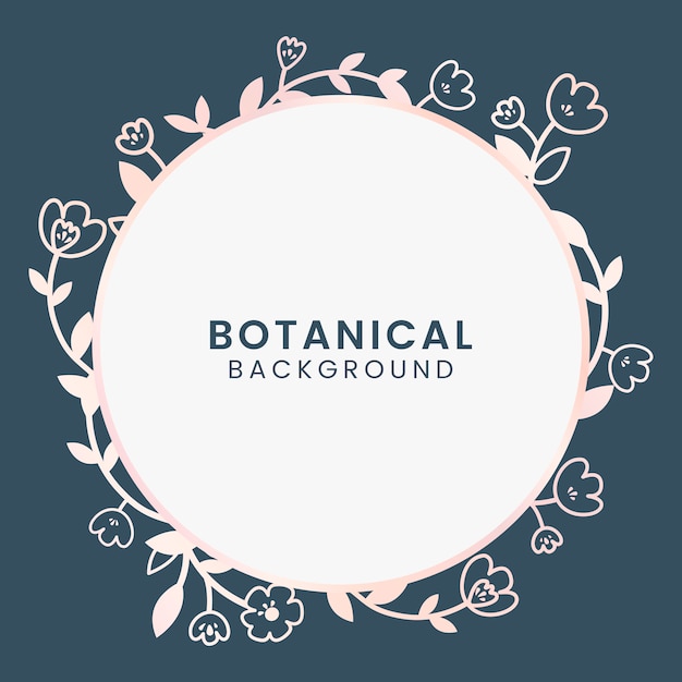 Free vector botanical floral illustration