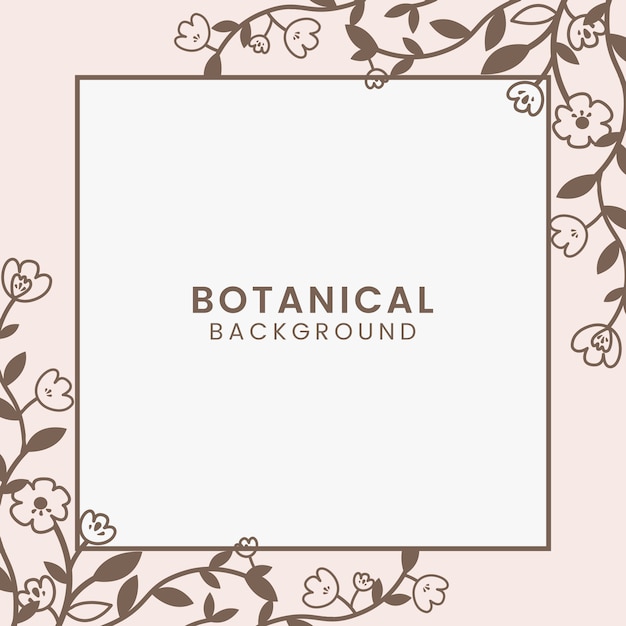 Botanical floral illustration