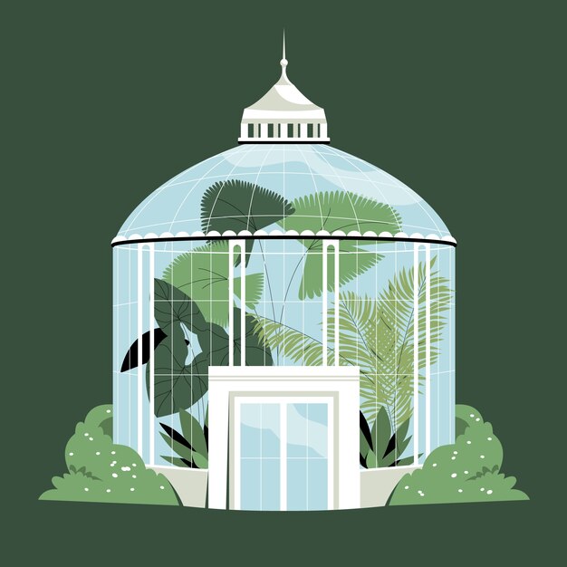 Botanical garden illustration