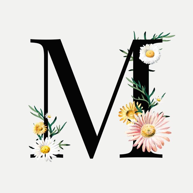 식물 편지 M