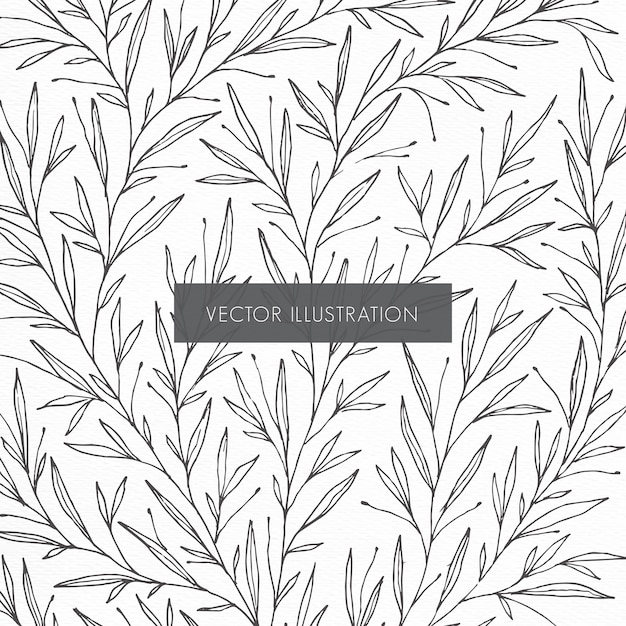 Botanical pattern illustration