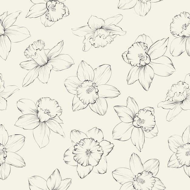 Botanical seamless pattern