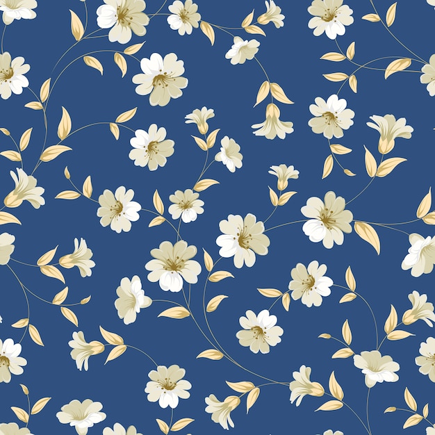 Botanical seamless pattern.