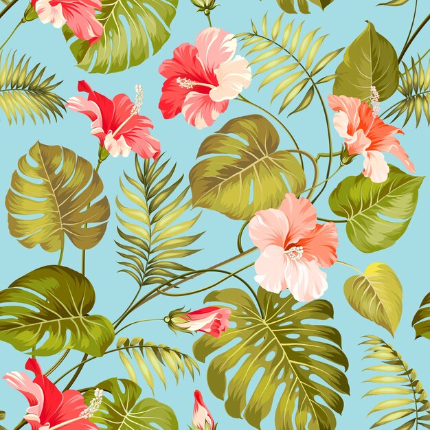 Botanical seamless pattern