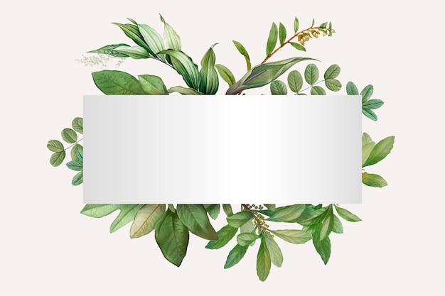 Free vector botanical themed design space