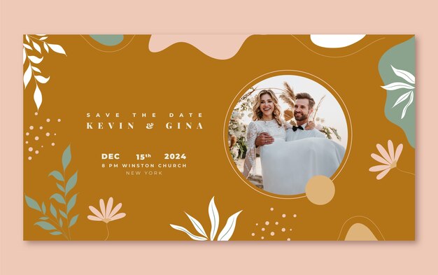 botanical wedding facebook post