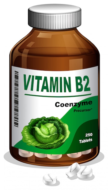 Бутылка витамина B2