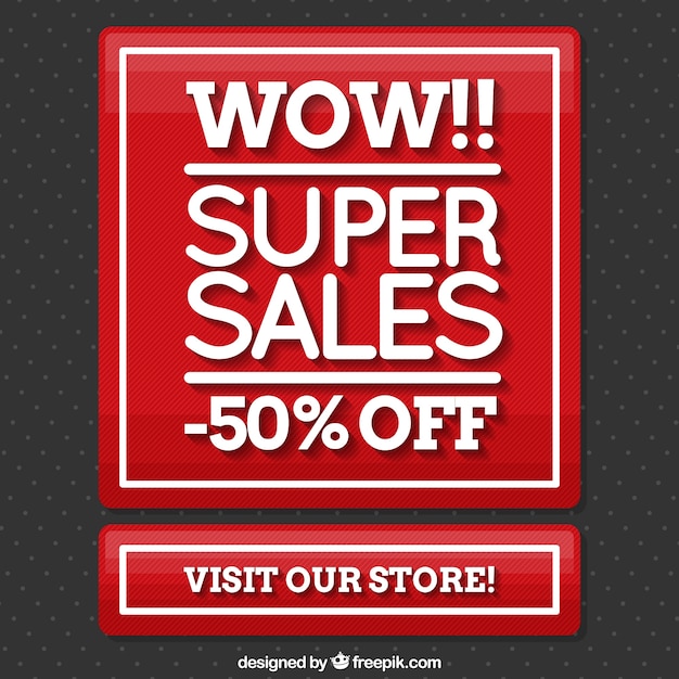 Free vector bottom of super sales